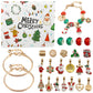 🎅2025 Early Xmas Sale 50% OFF💥DIY 24 Days Christmas Countdown Calendar Bracelets Set🎄