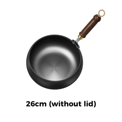 Uncoated Thick Iron Pot