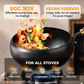 Uncoated Thick Iron Pot