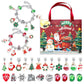 🎅2025 Early Xmas Sale 50% OFF💥DIY 24 Days Christmas Countdown Calendar Bracelets Set🎄