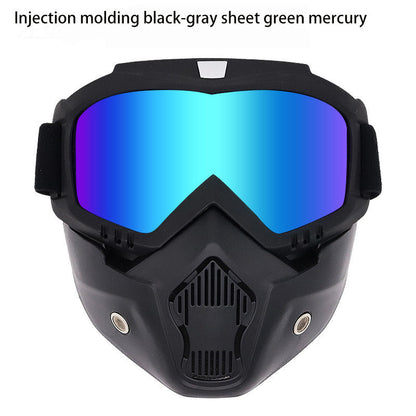 Special mask for welding and cutting (glare protection, protection against UV radiation, anti-dust)
