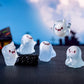 Cute Glow-in-the-Dark Mini Ghost Figurines