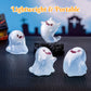 Cute Glow-in-the-Dark Mini Ghost Figurines