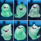Cute Glow-in-the-Dark Mini Ghost Figurines