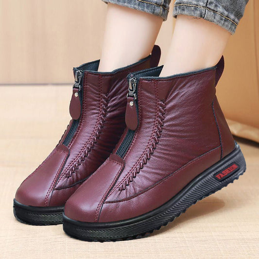 ❄️✨Warm winter ankle boots with zip fastening for women
